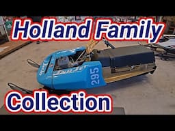 Holland Family Vintage Snowmobile Collection. Vintage Race Sleds and More!