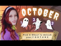 Your October 🎃 Love • Career • Money→  Pick a Card Psychic Tarot Reading