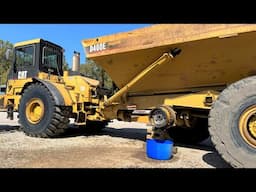 Replacing a Damaged Wheel Hub - Caterpillar 40 Ton Haul Truck