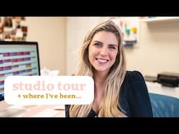 I'm back! Sewrella Update + STUDIO TOUR!