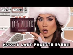 SHOCKER! HUDA BEAUTY ICY NUDE PALETTE  - LAST PALETTE REVIEW | Maryam Maquillage