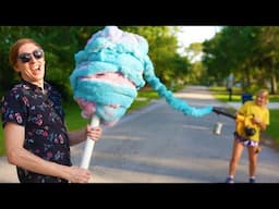 I built a Cotton Candy Gun