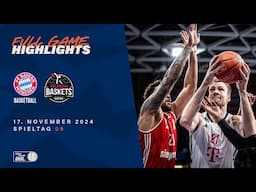 FC Bayern München Basketball vs. Telekom Baskets Bonn - Full Game Highlights - Spieltag 9, 2024/25