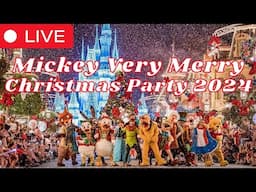 🔴 LIVE: Mickey's Very Merry Christmas Party 2024 at Magic Kingdom - Walt Disney World - 11/17/2024