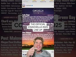 Coachella 2025 Lineup just dropped! 😱