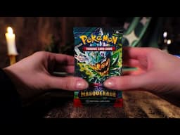 Pokemon Twilight Masquerade Opening ★ ASMR Cards Sounds / Crinkles / Soft Spoken