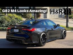 BMW G82 M4 Gets H&R Sport Springs! FULL INSTALL DIY + BEFORE & AFTER!