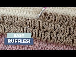 Easily Crochet Ruffles on Any Project!