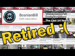 Thank You BosnianBill For Your Contributions To Lock Sport Over The Last 14 Years