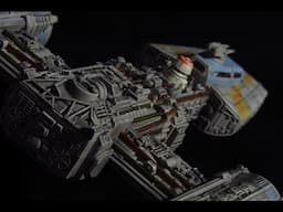 Y wing fighter scale model