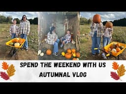 Weekend Vlog: Pumpkin Picking, Painting & Baking! Relaxed Family Vlog🍂🧡