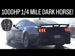 Demon 170 WHO? 1/4 mile 1000hp 2024 DARK HORSE Mustang!