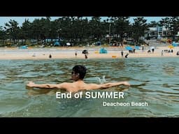 Summer vibes at deacheon beach 🌊🏝️🇰🇷