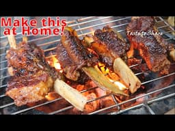 Beef Ribs❗  Made me forget expensive Steak💯👌Grilled Beef ribs Step by Step is So juicy ✅