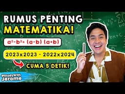 RUMUS PENTING DI MATEMATIKA! WAJIB PAKAI INI!