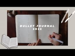 mon bullet journal 2022 📖 minimaliste et productif