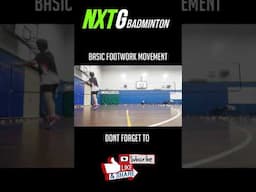 Badminton footwork tips #shorts