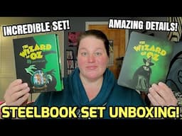 WIZARD OF OZ 85TH ANNIVERSARY 4K STEELBOOK SET UNBOXING!