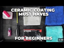 My TOP 5 MUST HAVE Tools When Ceramic Coating a Car! - Auto Detailing