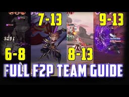 [F2P Team] How to Beat Hard Stage 6-8 7-13 8-13 9-13 - Journey Renewed: Fate Fantasy