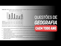 🚨 5 Questões ESSENCIAIS de Geografia | Revisão ENEM 2024 #JuntosAtéaProva