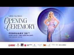 71st Miss World Opening Ceremony | Delhi - India