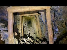 Scary Nighttime Exploration of the Abandoned Mine and Cabins Where Three Miners Were Murdered