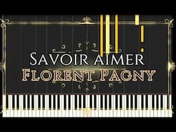 Savoir Aimer - Florent Pagny Piano Tutorial Synthesia