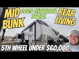 Rear Living Mid Bunk 5th Wheel | 2025 Chaparral 360IBL