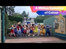 Disneyland Paris, A Million Splashes of Colour, 30th September 2024, Last Day, 3rd Parade / Show