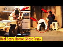 Real Scary Horror Ghost Prank 👻2022 | Real Ghost | PRANK GONE WRONG WITH WATCHMAN | Scary Ghost😱 |