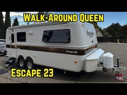 This Molded Fiberglass Trailer Has a Walk-around Queen Bed: Escape 23