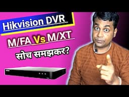 Best Acusense DVR comparison M/FA vs M/XT series!! Hikvision latest DVR comparison