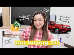 CAR BUYING 101 🚘🇵🇭 | things to consider, real cost breakdown, in-house vs bank loan, new vs preowned