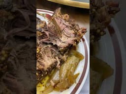 Simple and Delicious Slow Cooked Beef Brisket #cooking #recipe #beefbrisket #slowcookerrecipe