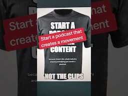 Start That Podcast #shorts #podcast