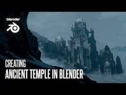 Creating Ancient Temple | Cinematic Shot | Blender 4.0