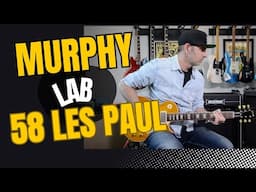 GIBSON MURPHY LAB 58 LES PAUL HEAVY AGAED- LEMONBURST