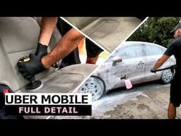 Deep Cleaning my Uber Drivers Car! Complete Interior Exterior Detailing