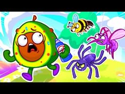 Go Away Bugs ✋ Don't Be Scared Mosquito 🦟  Best Kids Cartoons | Pit & Penny Stories🥑✨ #cartoon #kids