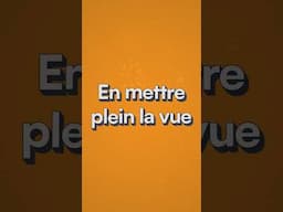 ✨ « En mettre plein la vue » : une expression qui fait briller la langue française !