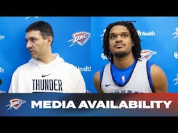 Dillon Jones + Coach Daigneault Practice Media Availability | November 23, 2024 | OKC Thunder