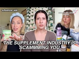 The Supplement Industry is SCAMMING YOU! Influencer ads, Predatory claims, etc.