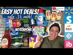 WALMART IBOTTA HAUL || EASY NO COUPONS NEEDED DEALS + HOW IT GOT IT FOR $8  #slickdealspartner