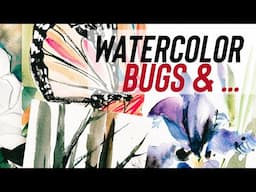 How to Paint Watercolor Bugs, Step by Step