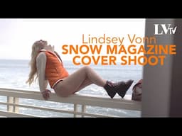 Lindsey Vonn Behind The Scenes Snow Magazine Shoot