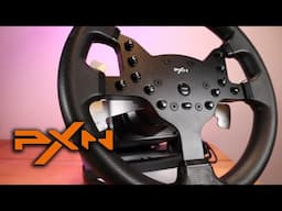 PXN V99 Racing Wheel/Pedals/Shifter | 360° close-up view [SIM RACING HARDWARE]