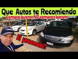 Cuanto cuestan TOYOTA COROLLA tianguis de autos usados Mexico 2025