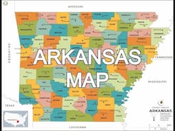 MAP OF ARKANSAS