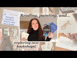 Exciting book mail, new paintings, and exploring more bookshops // Across the Pond ep. 4